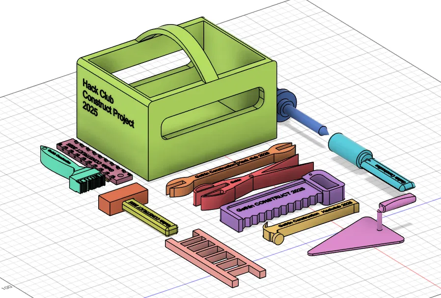 Bộ sưu tập dụng cụ xây dựng & đồ nghề mini - Image 1