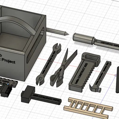 Bộ sưu tập dụng cụ xây dựng & đồ nghề mini