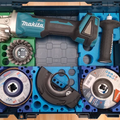 Inlay cho Makita angle grinder trong Sortimo L-Boxx