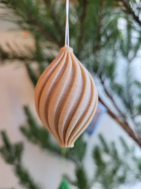 Đồ trang trí cây thông Noel (ornament) dạng xoắn - Image 1