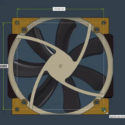 Adapter lỗ bắt vít NF-A15 sang chuẩn 140mm