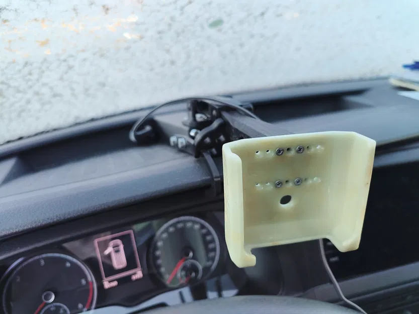 Giá đỡ xe cho Ulefone Armor 28 (ốp TPU) xoay ngang/dọc, gồm bản Brodit - Image 2