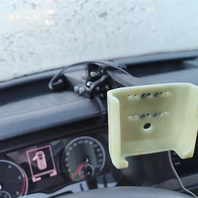 Giá đỡ xe cho Ulefone Armor 28 (ốp TPU) xoay ngang/dọc, gồm bản Brodit