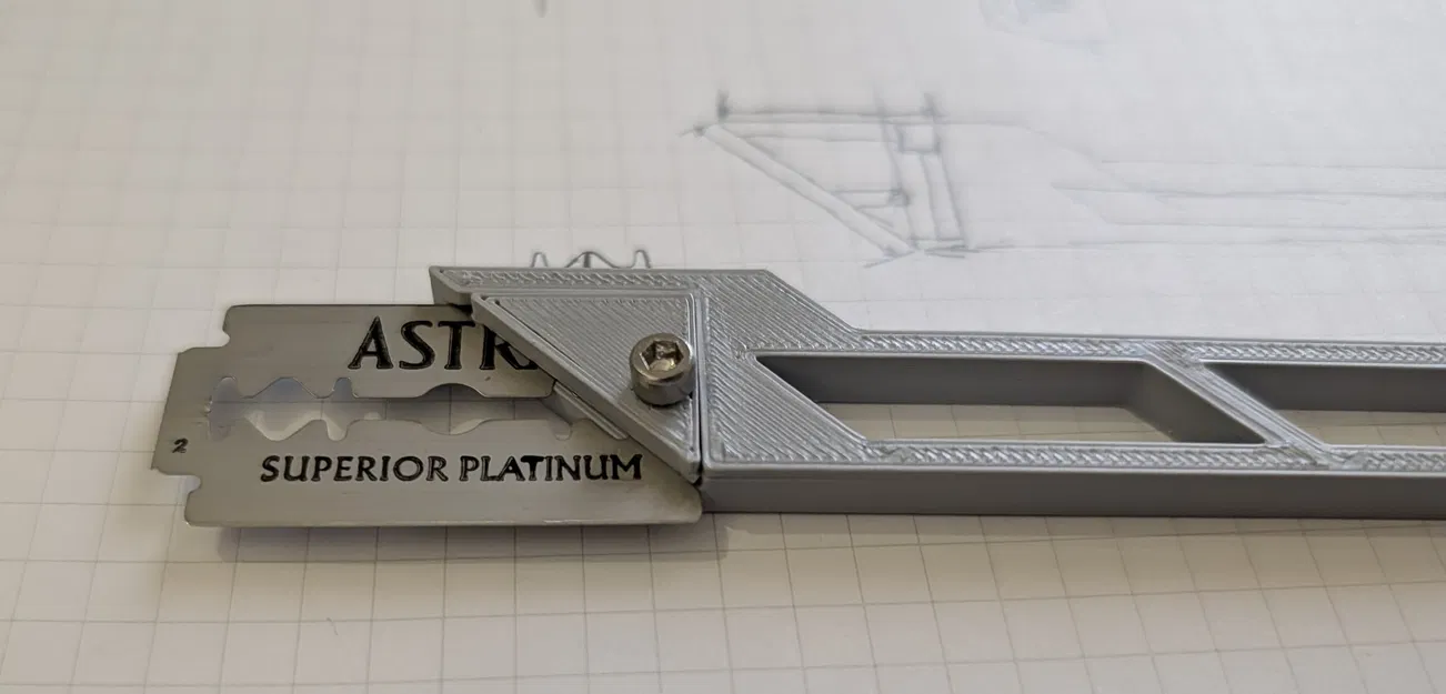 Tay cầm lưỡi dao cạo (Razor Blade Handle) - Image 1