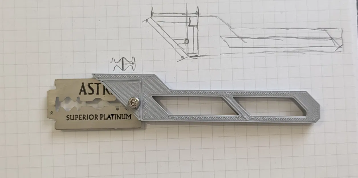 Tay cầm lưỡi dao cạo (Razor Blade Handle) - Image 3