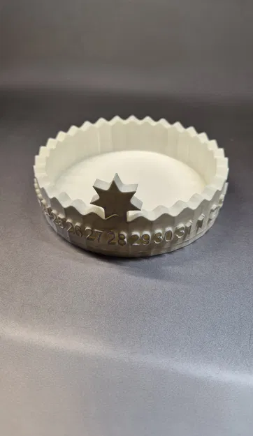 Wanderstern-Kalender – Lịch vòng ngôi sao đánh dấu ngày kèm chân nến - Image 2