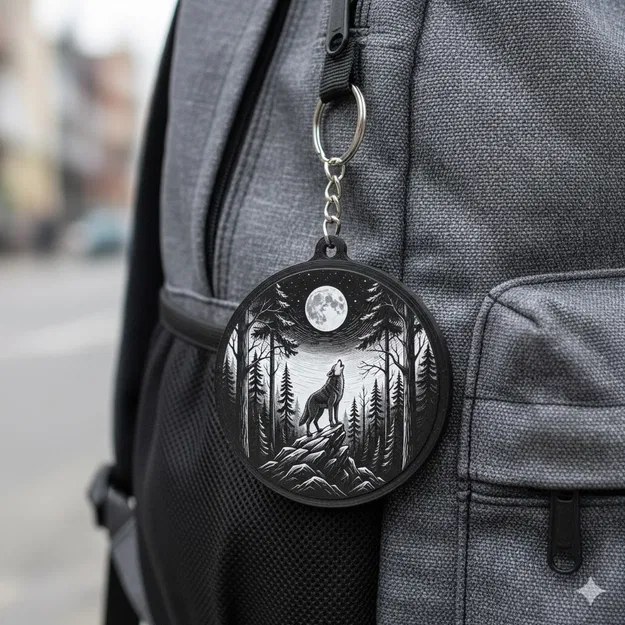 Móc khóa Sói (Chaveiro de Lobo) - Image 1