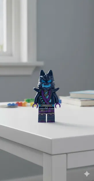 Figur Ninjago Lobo Azul (minifigure LEGO Ninjago) - Image 1
