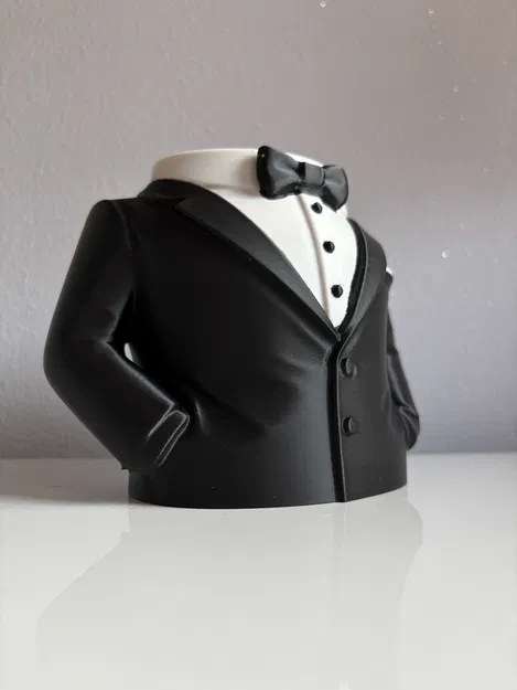 Ống Cắm Bút Tuxedo Thanh Lịch – Desk Organizer – In Multicolor Dễ - Image 5