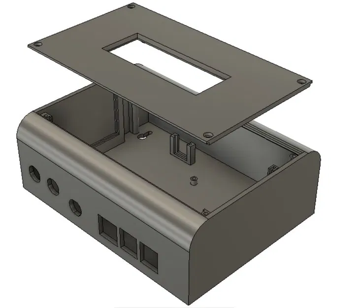 Raspberry Time & Attendance – Vỏ hộp (Enclosure) cho thiết bị chấm công - Image 1