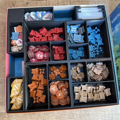 Insert cho board game Rebirth (bản NL)