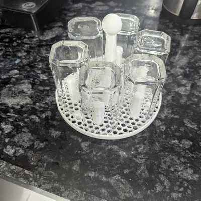 Giá Phơi Ly (Glass Drying Stand)