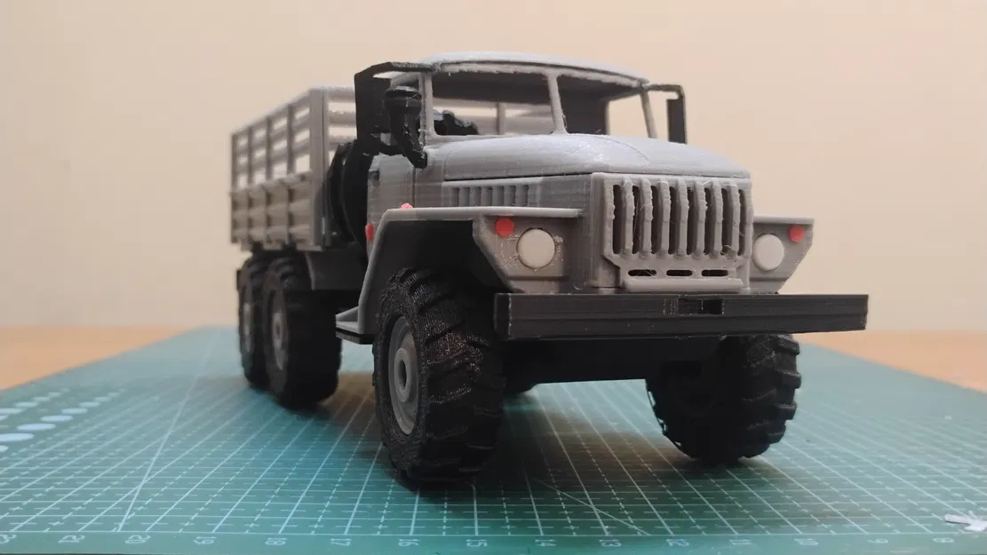 URAL 4320 32 Scale (Tỉ lệ 1:32) – Mô hình xe tải quân sự in 3D - Image 1