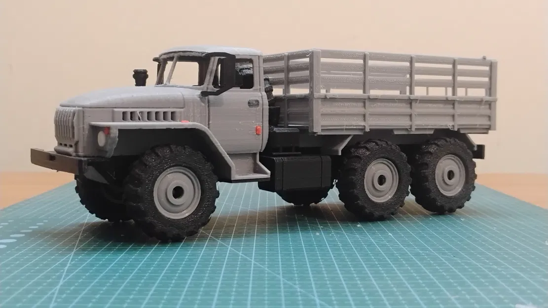 URAL 4320 32 Scale (Tỉ lệ 1:32) – Mô hình xe tải quân sự in 3D - Image 2