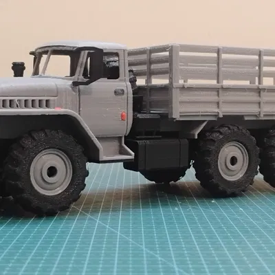 URAL 4320 32 Scale (Tỉ lệ 1:32) – Mô hình xe tải quân sự in 3D
