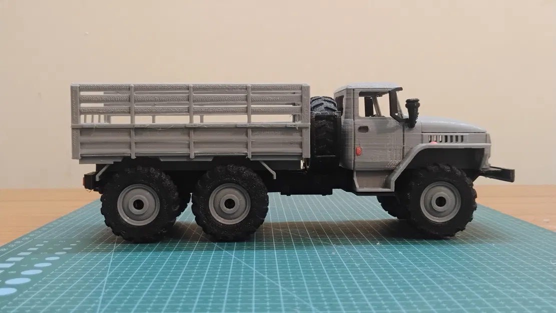 URAL 4320 32 Scale (Tỉ lệ 1:32) – Mô hình xe tải quân sự in 3D - Image 4