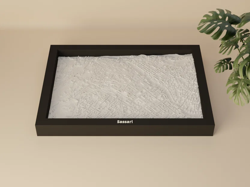 Sassari, Italy - Mô hình thu nhỏ 3D - Image 1