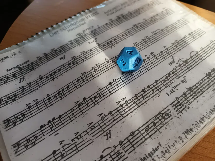 Xúc xắc Vòng Quãng Năm (Circle of Fifths Dice / Quintenzirkel-Würfel) - Image 1