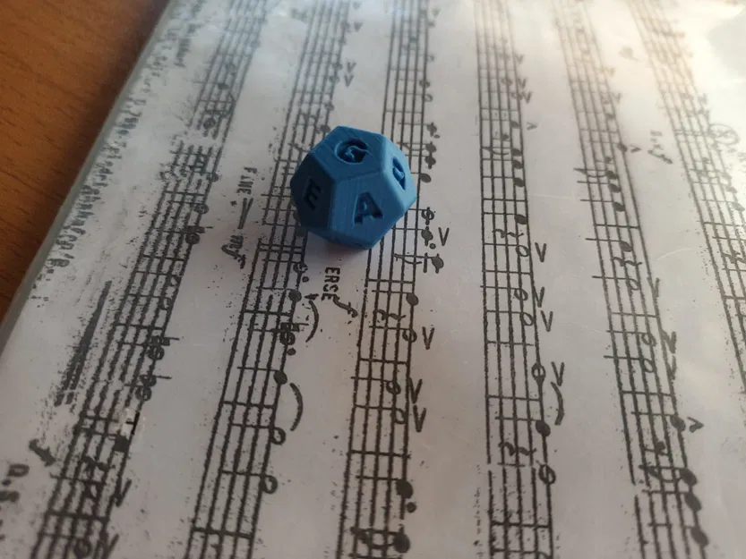 Xúc xắc Vòng Quãng Năm (Circle of Fifths Dice / Quintenzirkel-Würfel) - Image 2