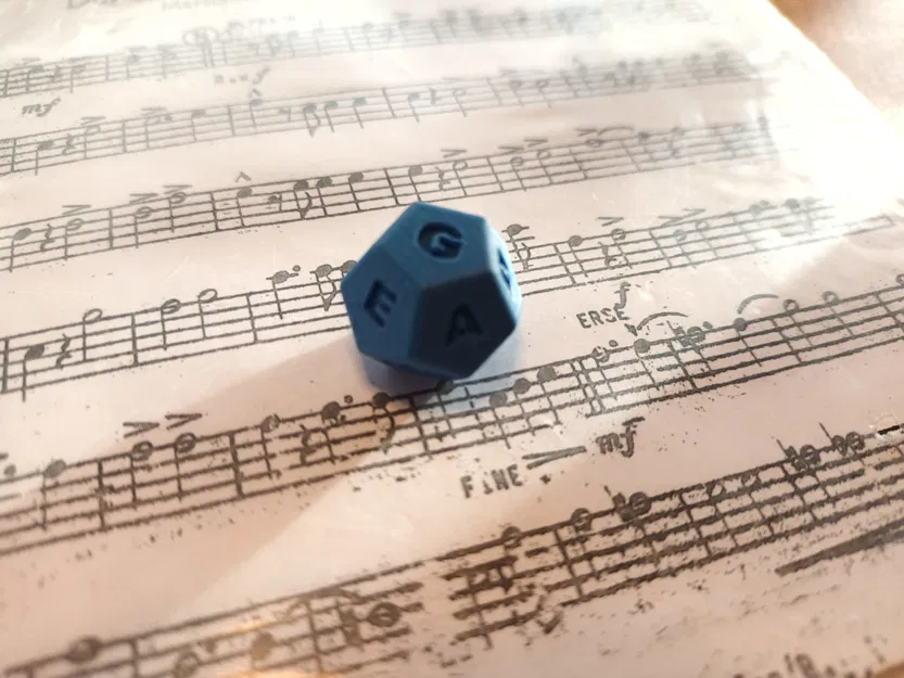 Xúc xắc Vòng Quãng Năm (Circle of Fifths Dice / Quintenzirkel-Würfel) - Image 3