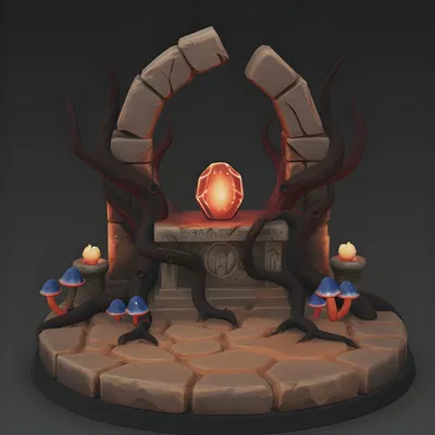 Arcana Altar Base – Đế bệ bàn thờ Arcana cho miniatures DND