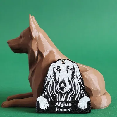 Móc khóa Afghan Hound
