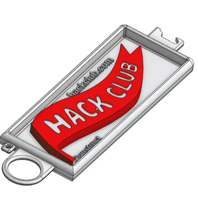 Móc khóa HackClub (CẦN IN MÀU)