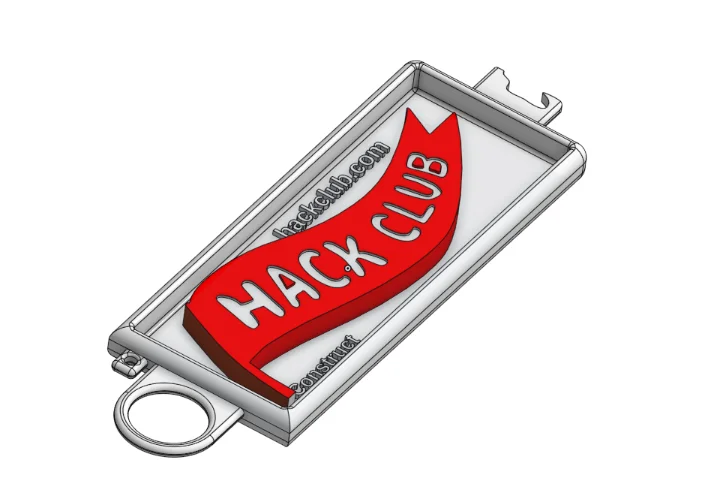 Móc khóa HackClub (CẦN IN MÀU)