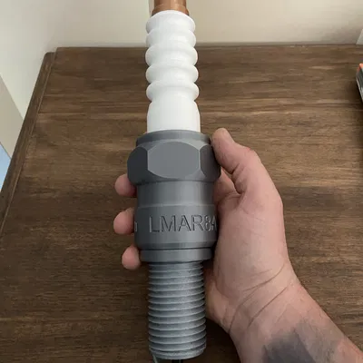 Bugi (spark plug / bougie) LMAR8A-9 kích thước thật