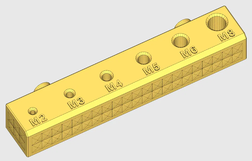 Kuepper Küpper: Giá treo taro M2–M8 cho pegboard - Image 3