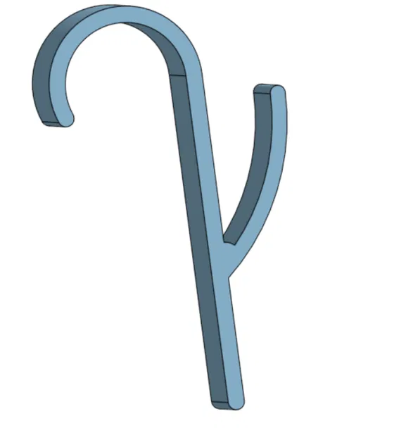 Hanging hook v2 – Móc treo cho radiator/lò sưởi - Image 1