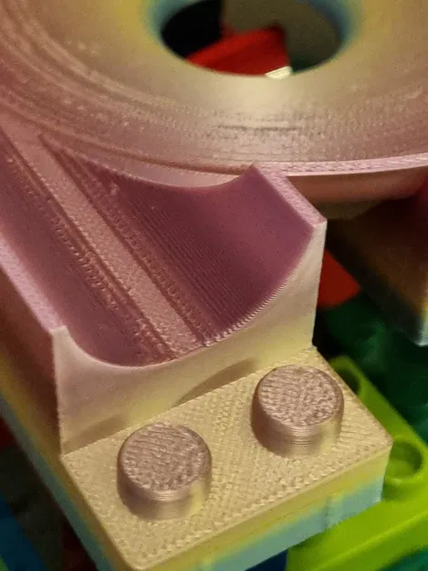 cone_mid_flat_inlet - Bản remix phễu bi Duplo/Hubelino tương thích (gắn studs) - Image 3