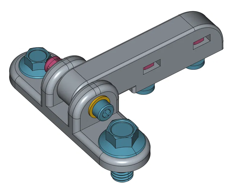Bản lề cho cửa enclosure máy in 3D - Image 1
