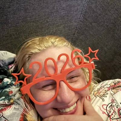 Kính Happy New Year 2026 (3D Print)