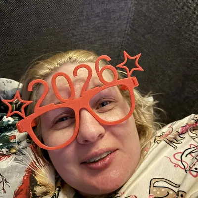 Kính Happy New Year 2026 (3D Print)