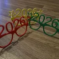 Kính Happy New Year 2026 (3D Print) - Thumbnail 5