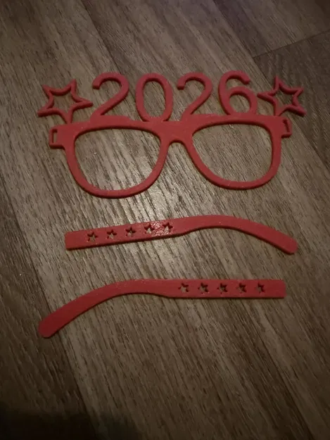 Kính Happy New Year 2026 (3D Print) - Image 7