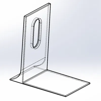 Chặn Sách Cứng Cáp (Bookend/Book Holder/Stop) – Thiết Kế Kết Cấu