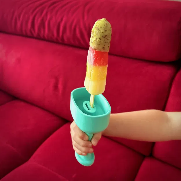 Tay cầm kem & khay hứng kem chảy cho bé - Image 1