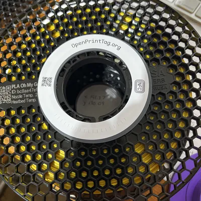 Adapter Open print tag cho spool Prusament