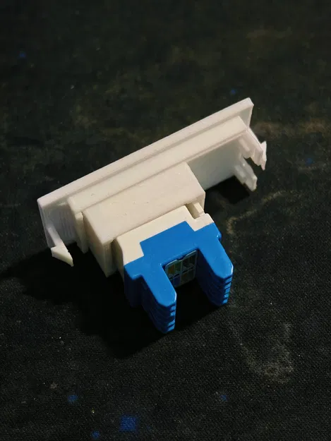 Adapter faceplate in 3D cho RJ45 keystone jack chuẩn, hợp Anchor Roma Plus - Image 6