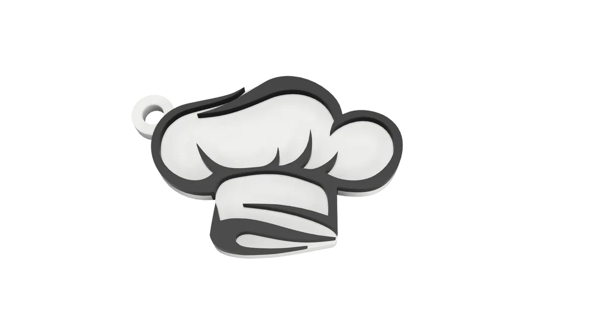 Móc khóa mũ đầu bếp (Chef keychain) - Image 1