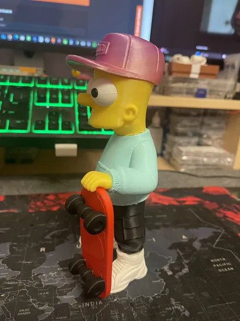 Bart Simpson với ván trượt (noAMS) - Image 3