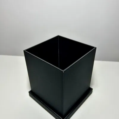 Chậu/Planter vuông đơn giản | Thiết kế sạch | Có lỗ thoát nước