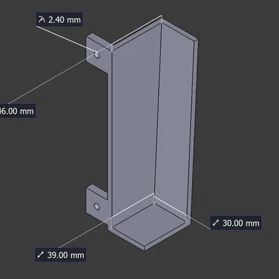 Giá treo bàn phím gắn hông bàn (Keyboard Holder for Side of Desk)