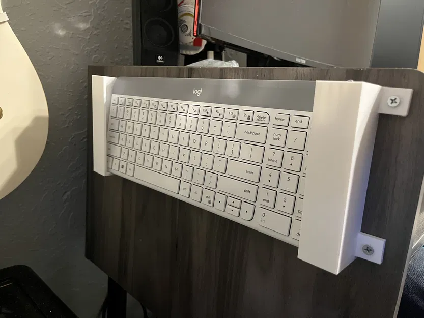 Giá treo bàn phím gắn hông bàn (Keyboard Holder for Side of Desk) - Image 3