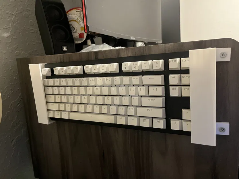 Giá treo bàn phím gắn hông bàn (Keyboard Holder for Side of Desk) - Image 4