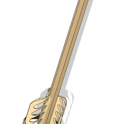 Cây khuấy sơn gắn máy khoan (Paint mixer. Míchátko na barvy)