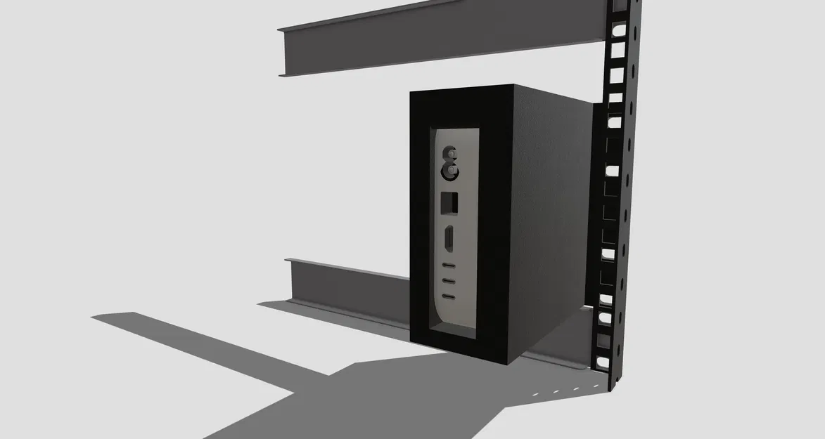 Mac Mini M4 - Side Rack Mount (Giá treo dọc hông tủ rack) - Image 4