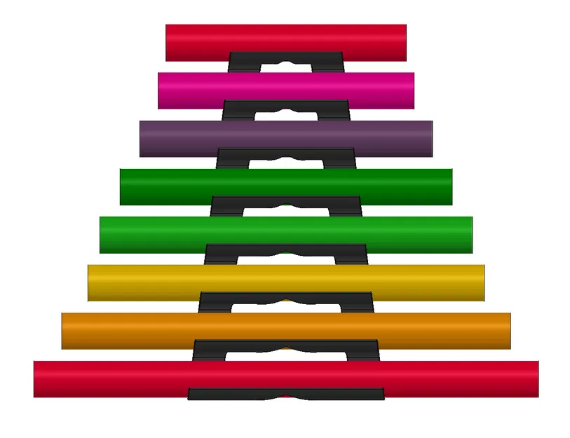 Giá treo tường Boomwhacker (Wandhalterung / Wallmount) - Image 3